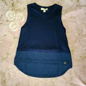 Michael Kors tank top sheer bottom M